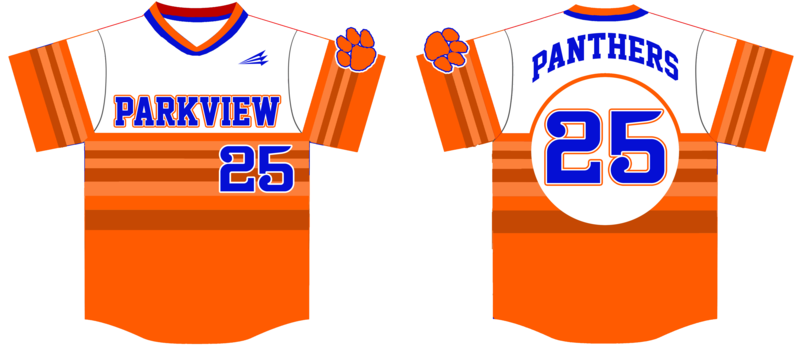 Parkview Panthers Custom Baseball Jersey Design #1F