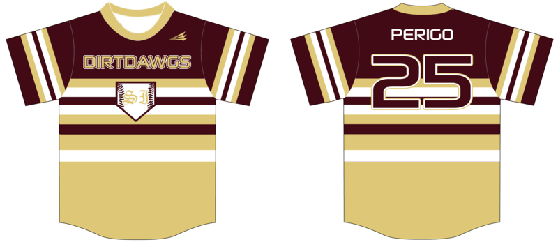 Southern Illinois Dirt Dawgs Custom NanoDri Baseball Jersey #J1b