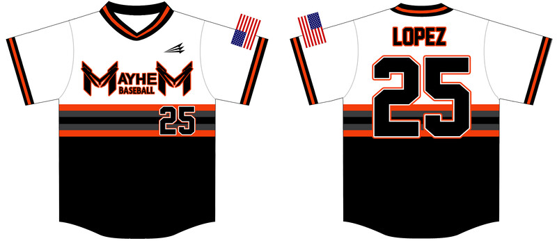 Mayhem Custom NanoDri Baseball Jersey #J1B