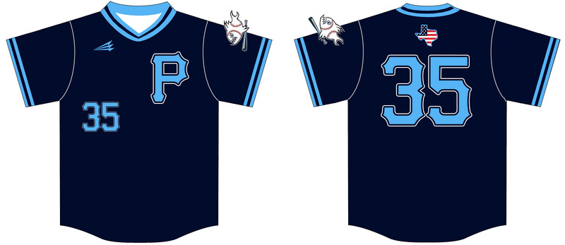 Piranhas Custom NanoDri Baseball Jersey #J30B