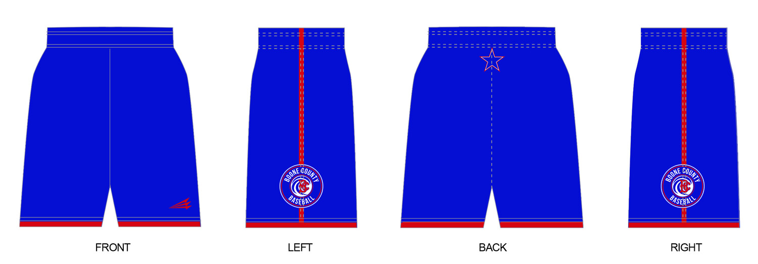 Boone County Baseball Revolution Shorts #RV2