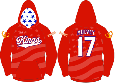 Illinois Kings (Mulvey) Baseball Custom Vulcan Hoodie #VH1