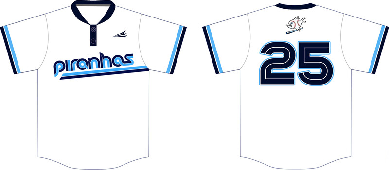 Piranhas Custom NanoDri Baseball Jersey #J18A