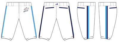 Piranhas Custom Stacheman Knicker Baseball Pants #BP18A