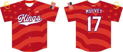 Illinois Kings (Mullvey) Custom Hexaflex Baseball Jersey #J2B