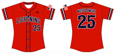 Amherst Lightning Custom Hexaflex Fastpitch Jersey #J5B