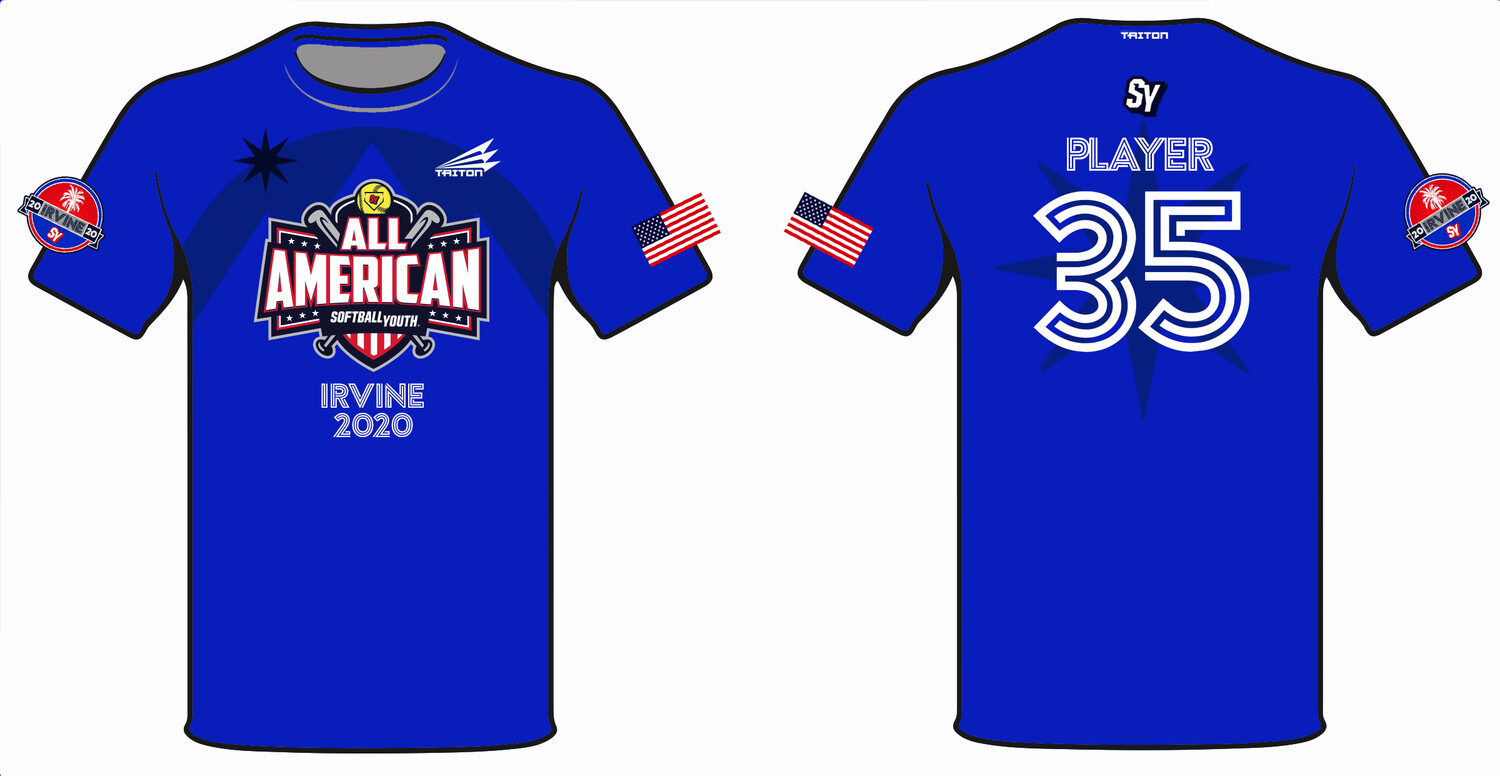 Softball Youth All-Americans Irvine 2020 Shortsleeve HyperTee HT2
