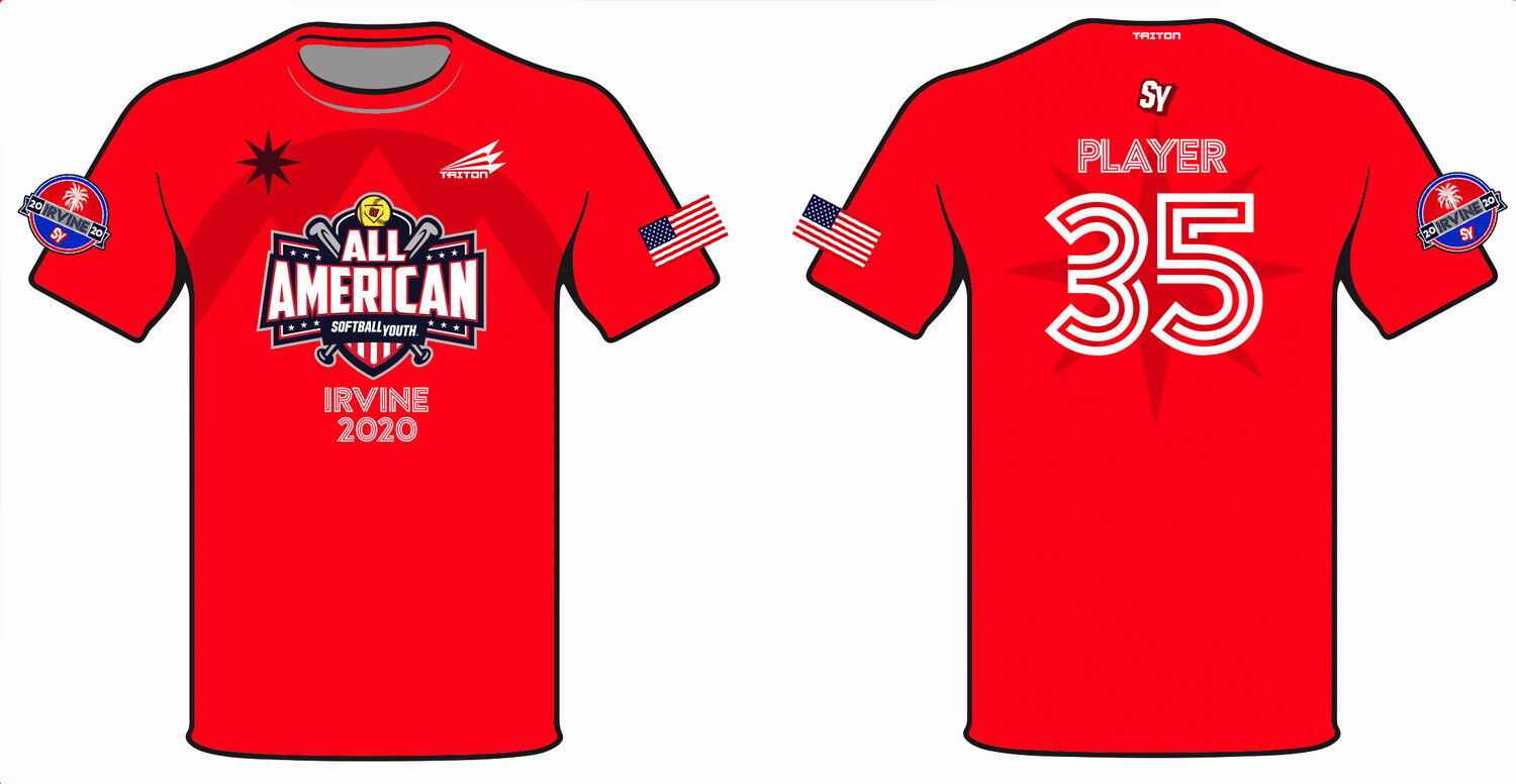 Softball Youth All-Americans Irvine 2020 Shortsleeve HyperTee HT1