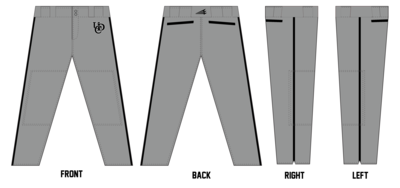 Upper Deck Cougars Stacheman Elite Custom Long Baseball Pants #BP2E