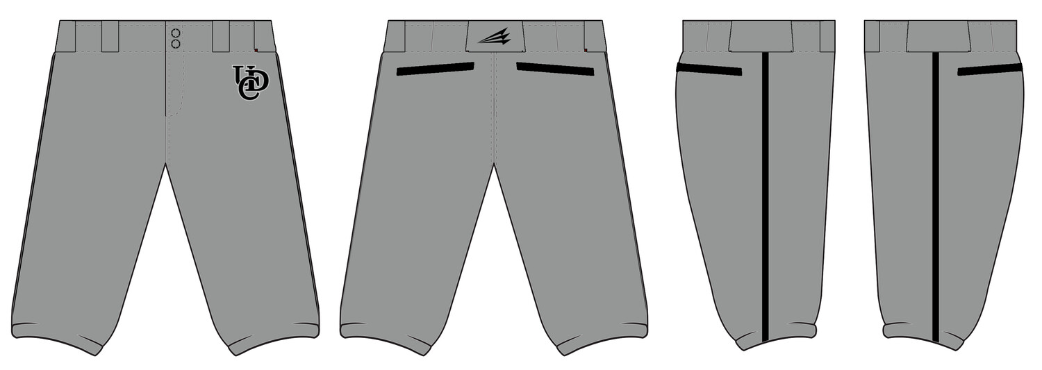 Upper Deck Cougars Stacheman Elite Custom Knicker Baseball Pants #BP2F