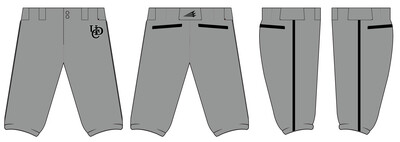 Upper Deck Cougars Stacheman Elite Custom Knicker Baseball Pants #BP2F