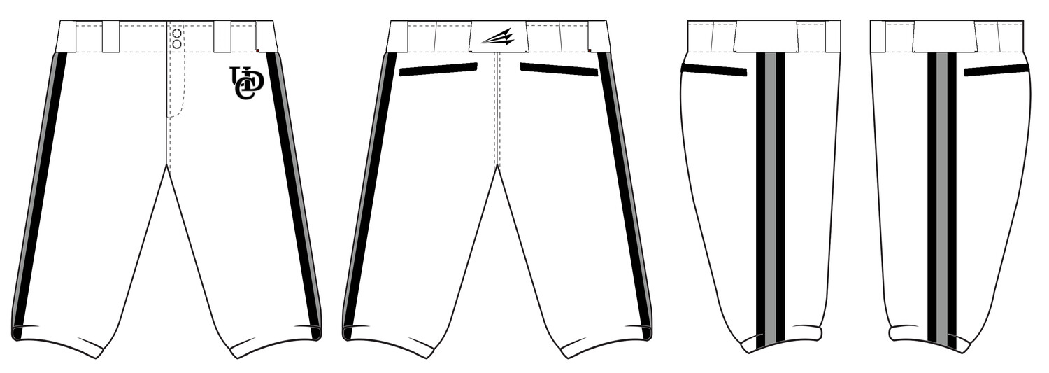 Upper Deck Cougars Stacheman Elite Custom Knicker Baseball Pants #BP4F