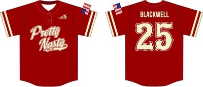 Pretty Nasty Custom Baseball Jersey Design 2
