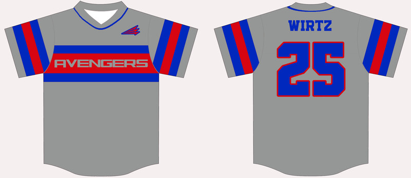 Ankeny Avengers Custom HexaFlex Baseball Jersey #J7d