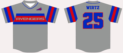 Ankeny Avengers Custom HexaFlex Baseball Jersey #J7d