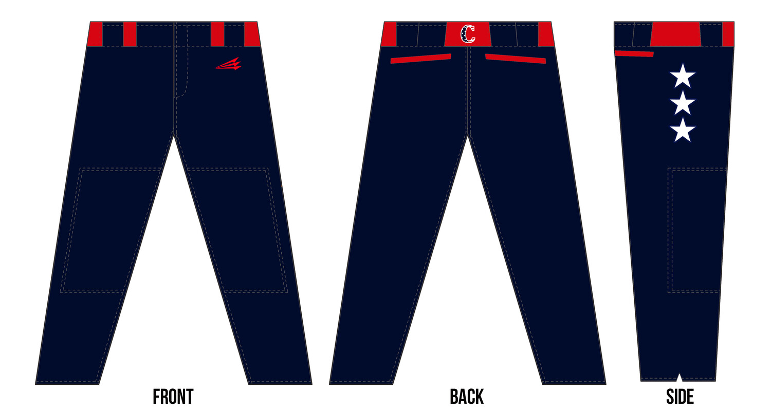 Clarence Patriots Stacheman Elite Custom Long Pant #BP7a