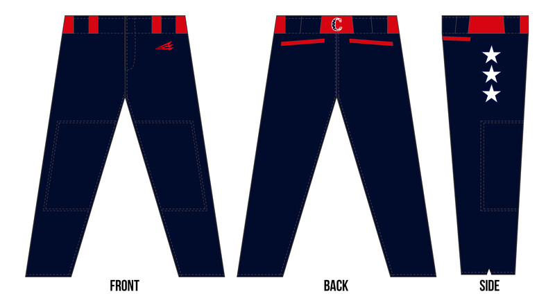 Clarence Patriots Stacheman Elite Custom Long Pant #BP7a