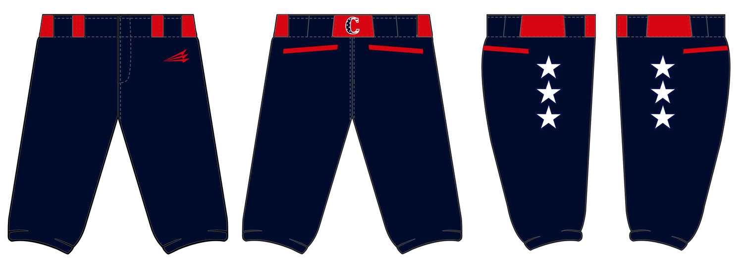 Clarence Patriots Stacheman Elite Custom Knicker Pant #BP7b