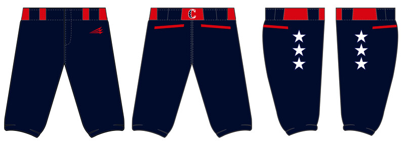 Clarence Patriots Stacheman Elite Custom Knicker Pant #BP7b