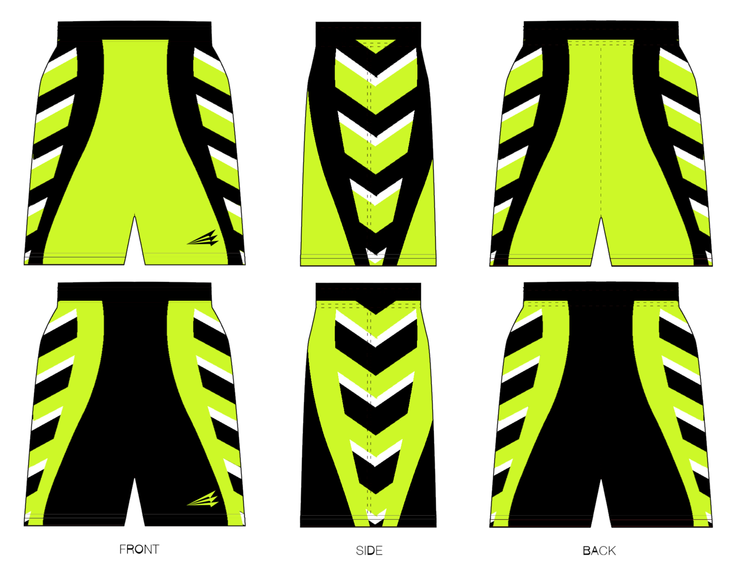 Moscow Sonics Custom Reversible HexaFlex Basketball Shorts #BS2 &amp; BS2B