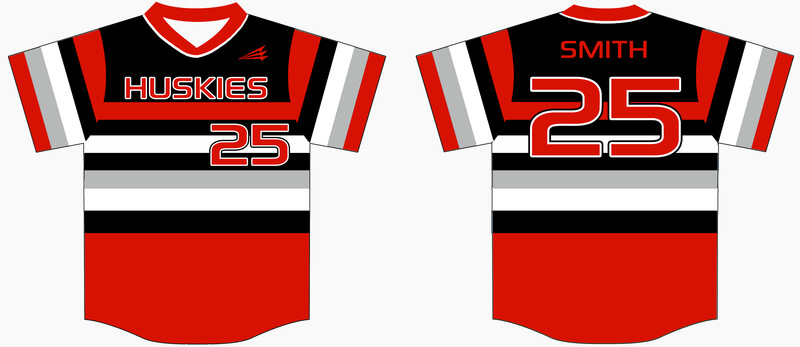 Husky Baseball Club (10U Durden) Custom Hexaflex Baseball Jersey #J3H