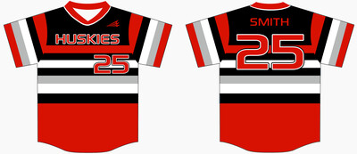 Husky Baseball Club (10U Durden) Custom Hexaflex Baseball Jersey #J3H