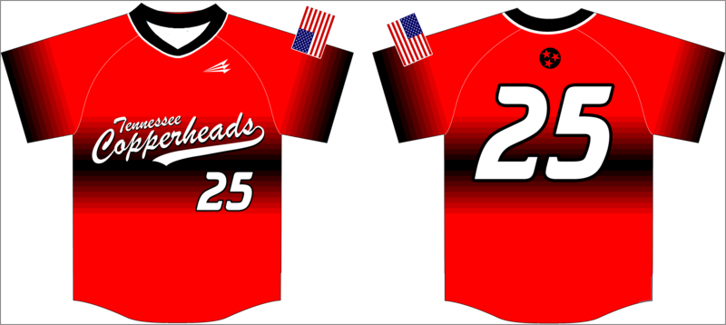 TN Copperheads 2016 Baseball Custom Jersey