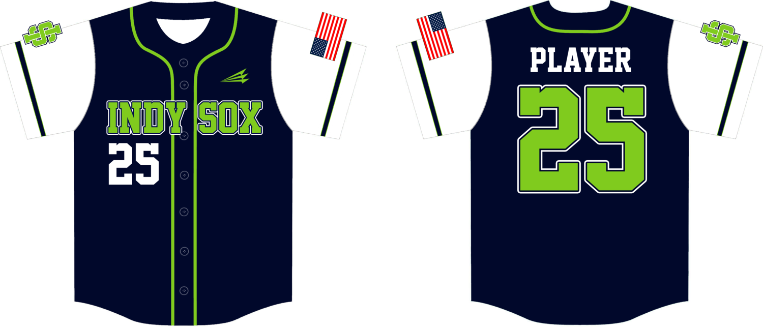 Indy Sox Custom NanoDri Baseball Jersey #J11