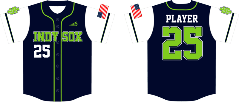 Indy Sox Custom NanoDri Baseball Jersey #J11