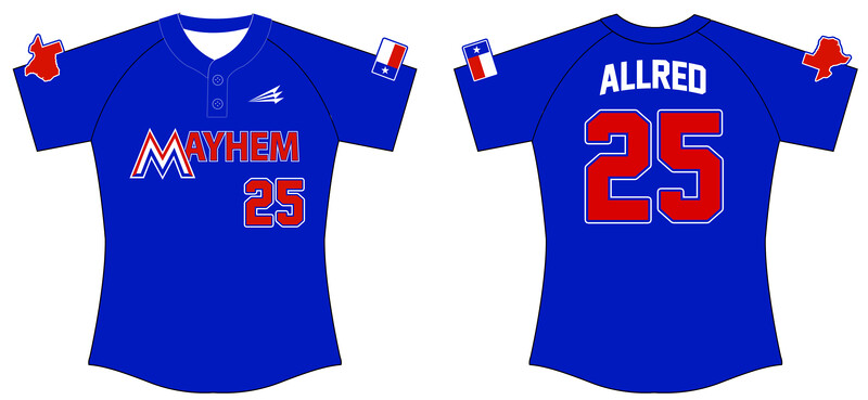 West Texas Mayhem Softball Custom Nanodri Fastpitch Jersey #J11