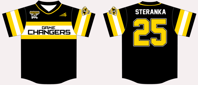 Pittsburgh GameChangers Custom Game Baseball Jersey -D8b
