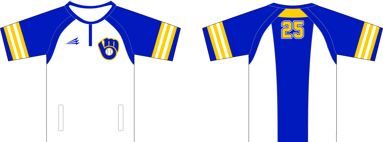 Michigan Brewers Baseball Custom Cage Jacket #CC1