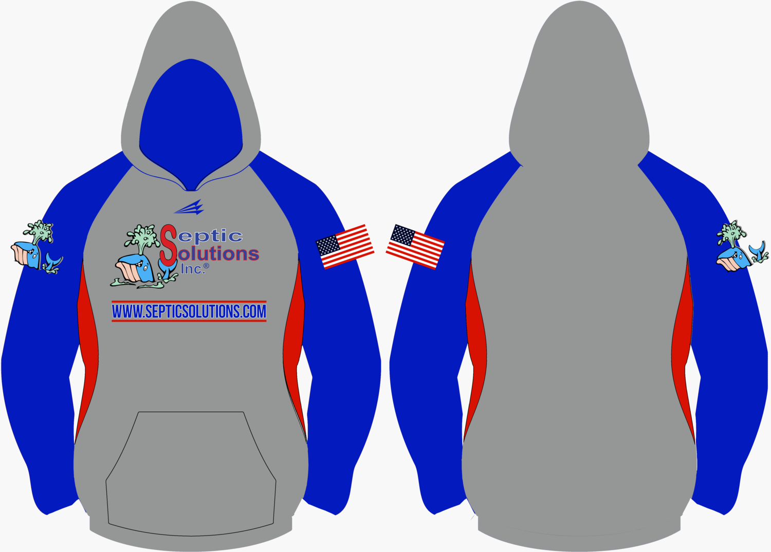 Septic Solutions Custom Vulcan Hoodie #VH1B