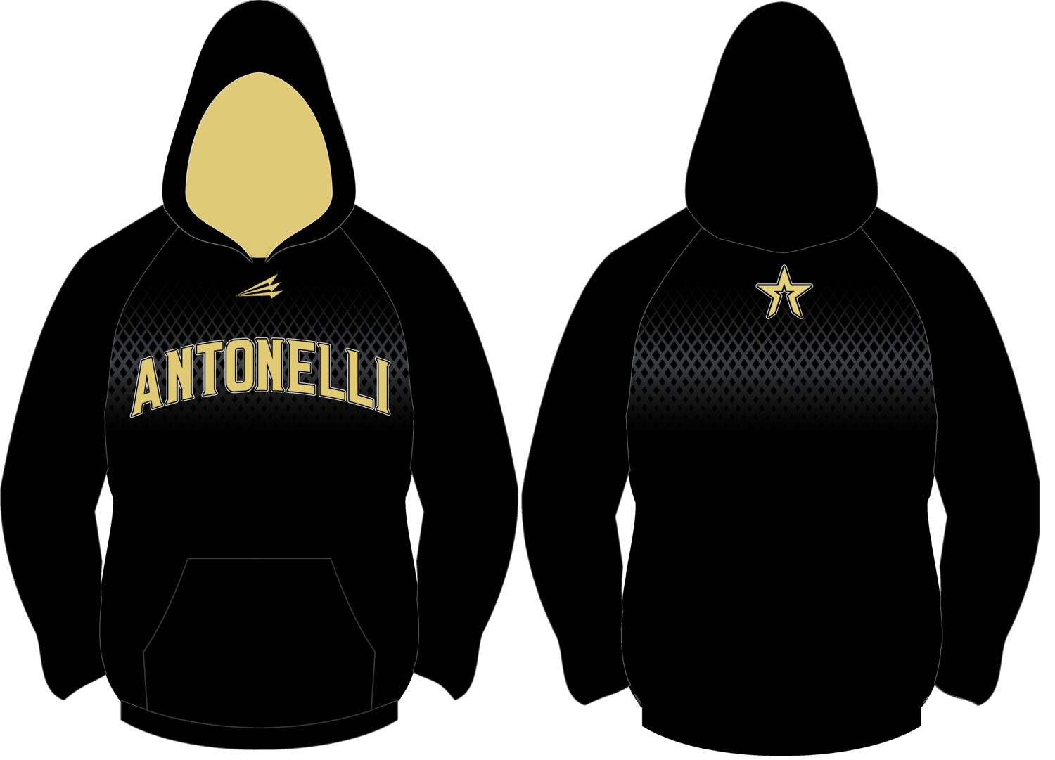 Antonelli Custom Baseball Vulcan Hoodie #VH1