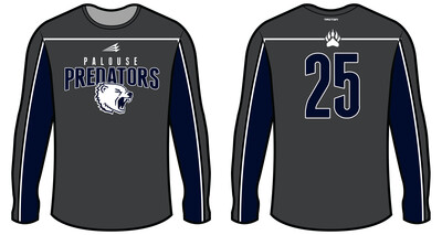 Palouse Predators Custom Basketball Long Sleeve HyperTee #HT1
