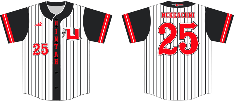 Uintah Baseball Custom HexaFlex Jersey #J6b