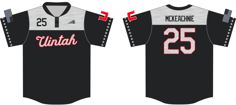 Uintah Baseball Custom HexaFlex Jersey #J5