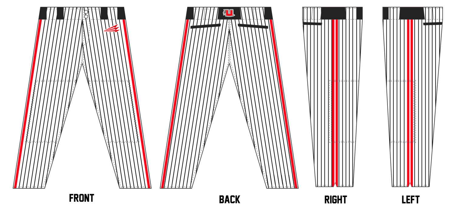 Uintah Baseball Custom Stacheman Elite Long Pants #BP6a