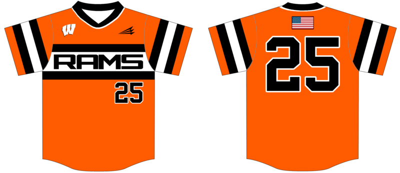 Westlake Rams Custom Baseball Jersey #1B