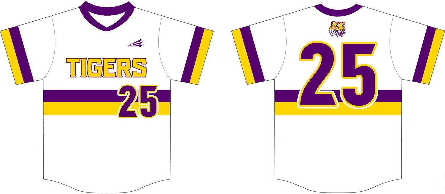 Unlimited Tigers Custom Baseball Jersey #1C