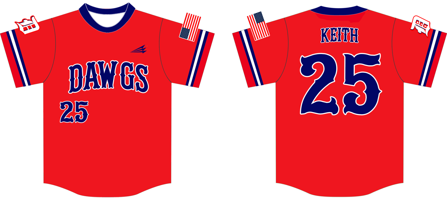East Texas Dawgs Custom Baseball Jersey #5