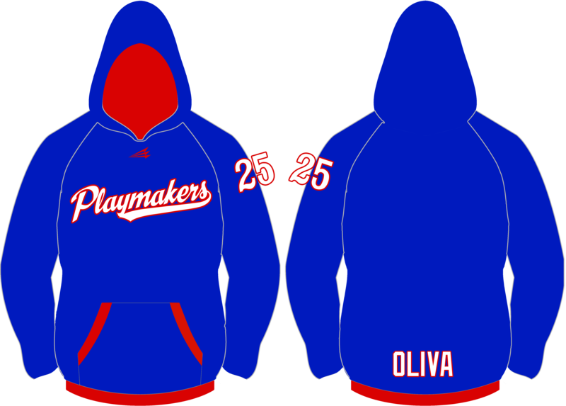 PA Playmakers Baseball Custom Vulcan Hoodie #VH5F