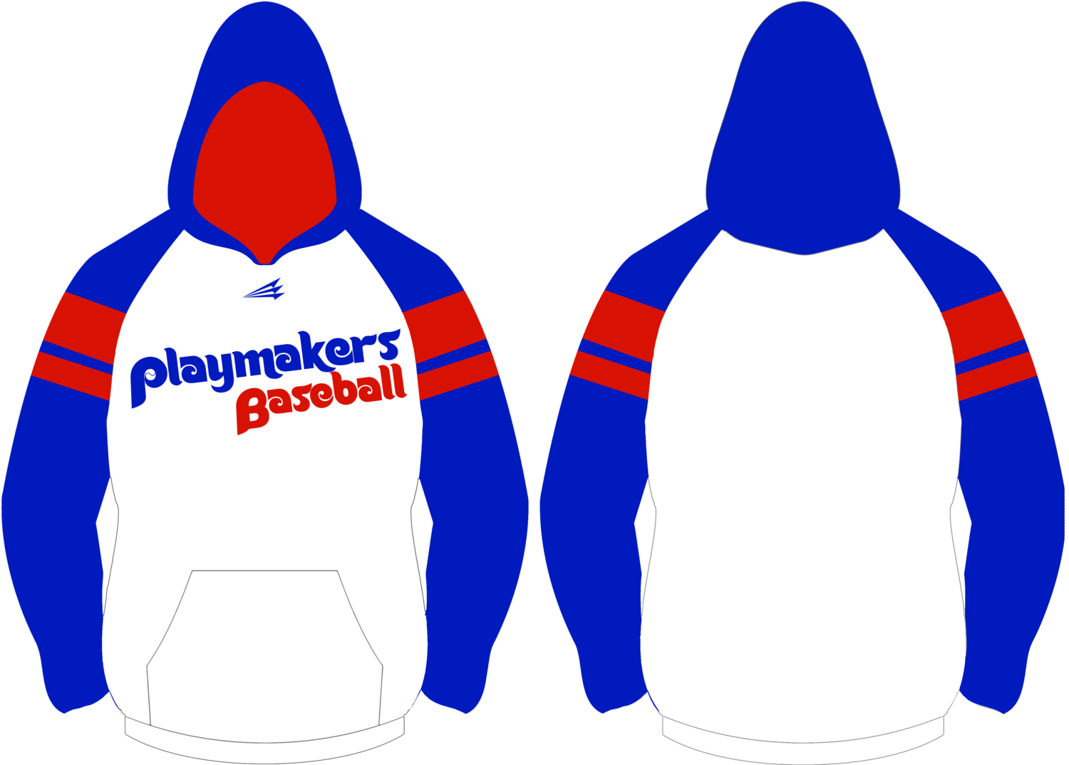 PA Playmakers Baseball Custom Vulcan Hoodie #VH2C
