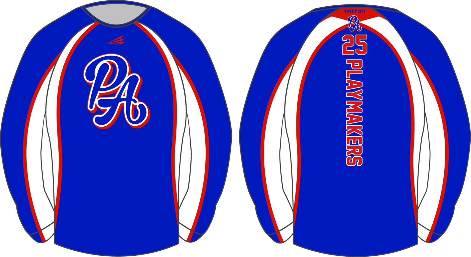 PA Playmakers Baseball Custom Vulcan Pullover #VP4F