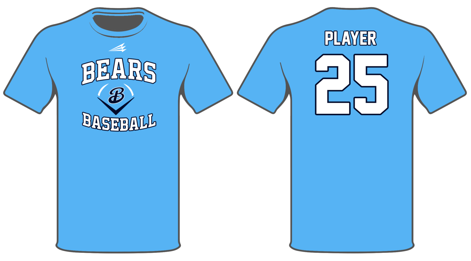 St. Louis Bears Custom Baseball HyperTee Design #HT3