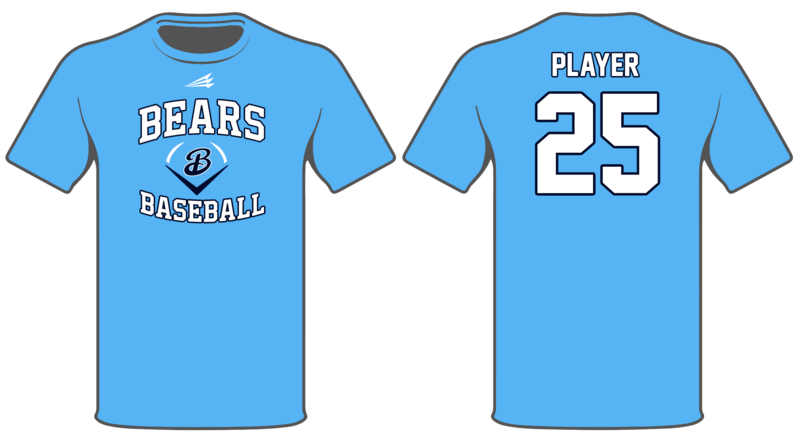 St. Louis Bears Custom Baseball HyperTee Design #HT3