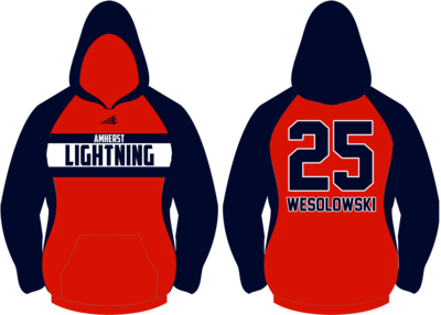 Amherst Lightning Softball Custom Vulcan Hoodie #VH5B