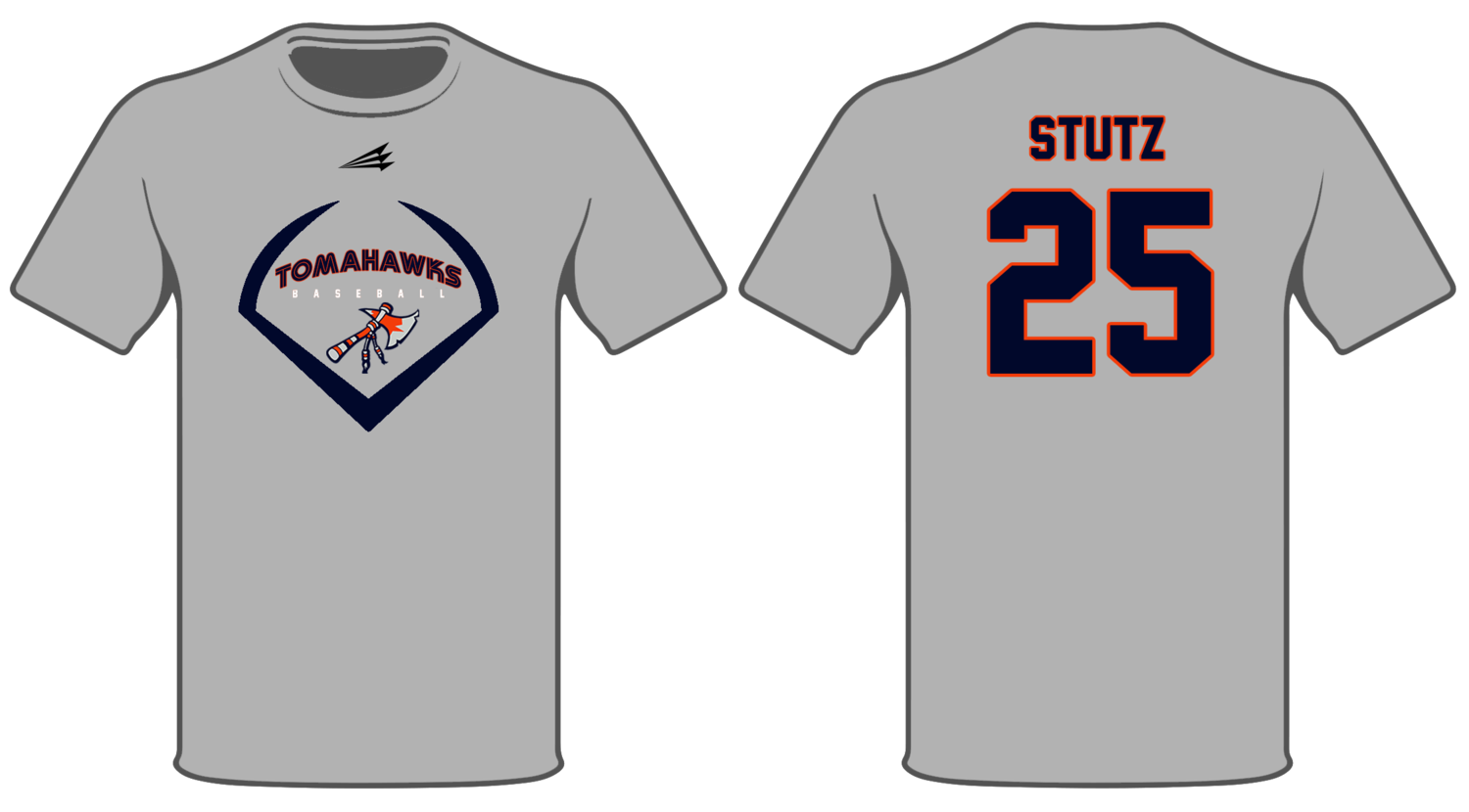 Tomahawks Travel Baseball Custom HyperTee #HT1
