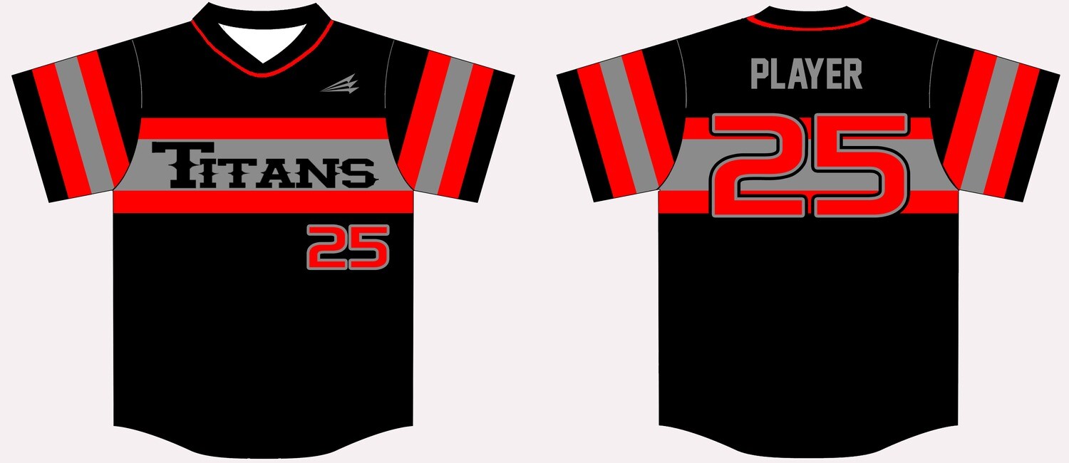 Oklahoma Titans Baseball Custom Jersey Design #1B