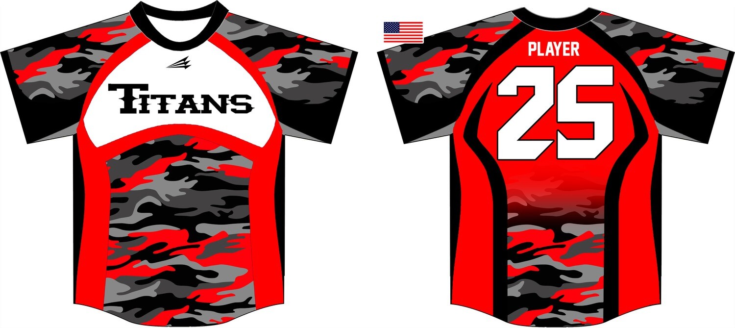 Oklahoma Titans Baseball Custom Jersey Design #3B